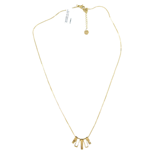 ÇELİK SEDEF SALLANTILI KOLYE GOLD 40+5 CM