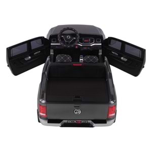 BABYHOPE 441 QUATTRO 4*4 2X12V 9AH AKÜLÜ ARABA - FÜME METALİK