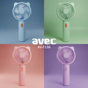 AVEC AV-F136 USB ŞARJLI MİNİ FAN (144)