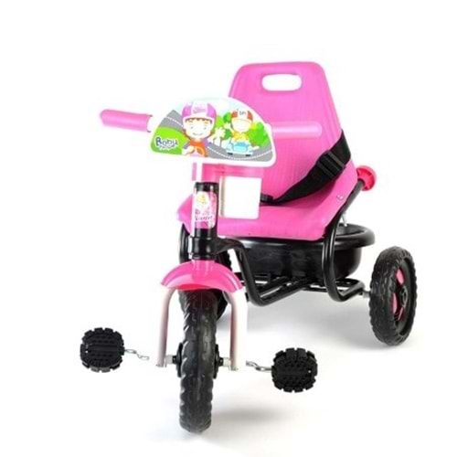 BABYHOPE PRENS BİSİKLET - PEMBE SİYAH