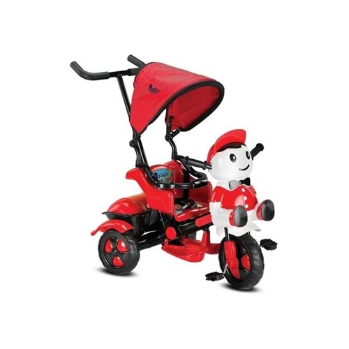 BABYHOPE YUPİ İTMELİ BİSİKLET - KIRMIZI SİYAH