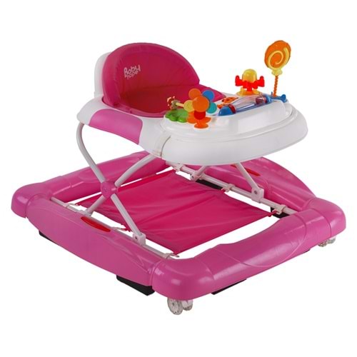BABYHOPE ROYAL SALLA YÜRÜTEÇ - PEMBE