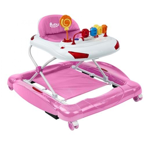 BABYHOPE 219 TOBBY SALLA YÜRÜTEÇ - PEMBE - STD