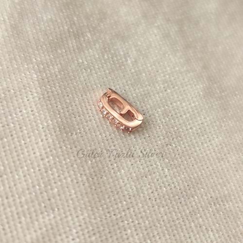 KOLYE VE BİLEKLİĞE HARF TAKMA APARATI GÜMÜŞ (ARMUT) - ROSE ALTIN KAPLAMA (BAKIR)