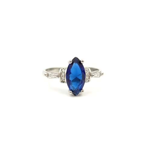 LACİ TAŞLI MEKİK GÜMÜŞ YÜZÜK - 14