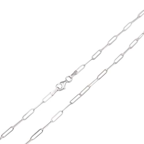 ATAÇ GÜMÜŞ ZİNCİR 50 CM - BEYAZ