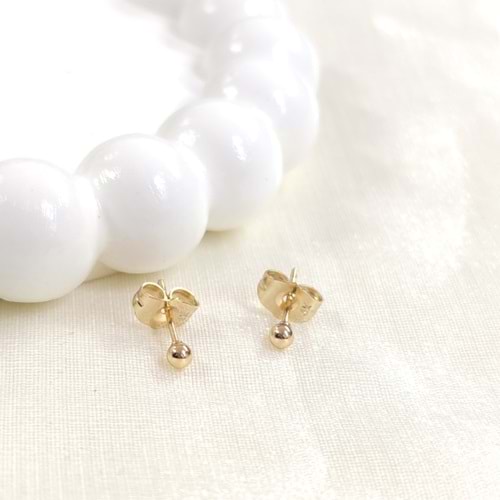 XUPING 3 MM ÇİVİ TOP KÜPE - ROSE BAKIR