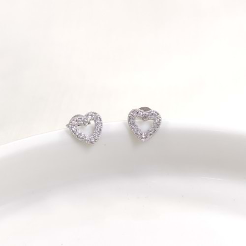 7 MM KALP GÜMÜŞ ÇİVİ KÜPE