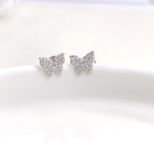 9 MM KELEBEK GÜMÜŞ ÇİVİ KÜPE