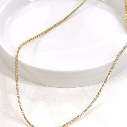 XUPING 3 MM SERT ZİNCİR 60 CM KOLYE GOLD