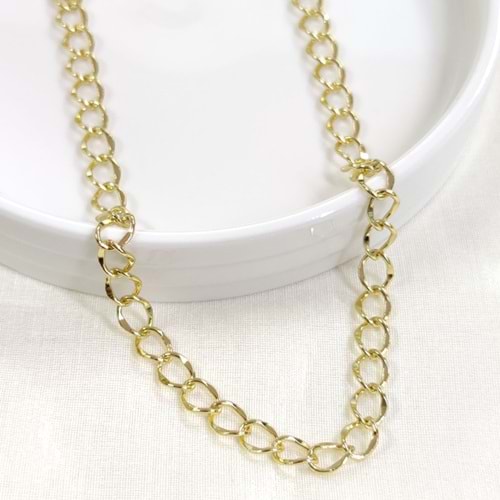 XUPING 6 MM HALKA ZİNCİR 45 CM KOLYE GOLD