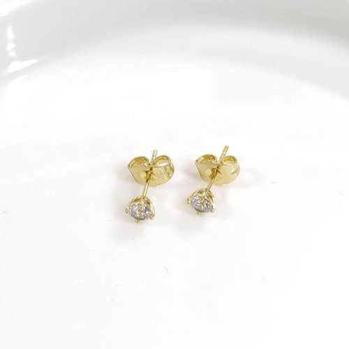 XUPING 4 MM TEK TAŞ ÇİVİ KÜPE