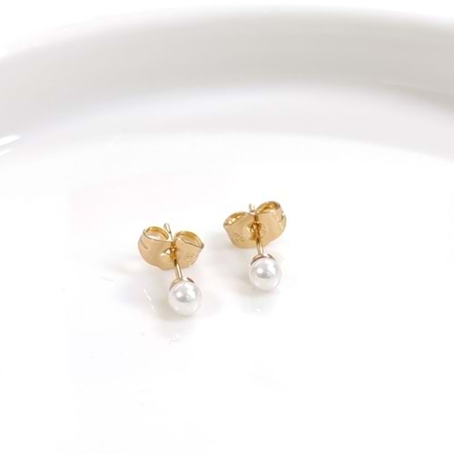 XUPING 4 MM İNCİ ÇİVİ KÜPE ROSE