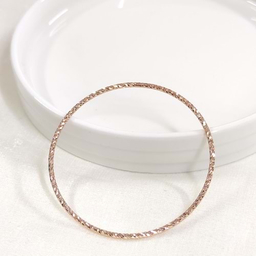 XUPING 60 MM DESENLİ 1 ADET BİLEZİK - ROSE BAKIR