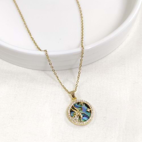 ÇELİK OĞLAK BURÇ KOLYE