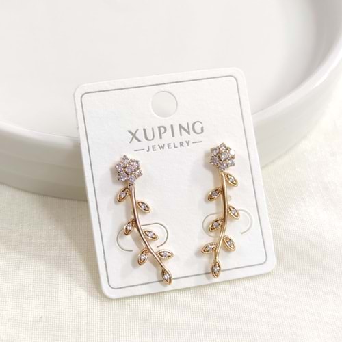 XUPING 30 MM ÇİÇEK ÇİVİ KÜPE ROSE