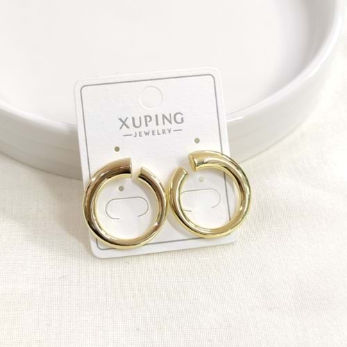XUPING 22 MM ÇEMBER ÇİVİ KÜPE GOLD