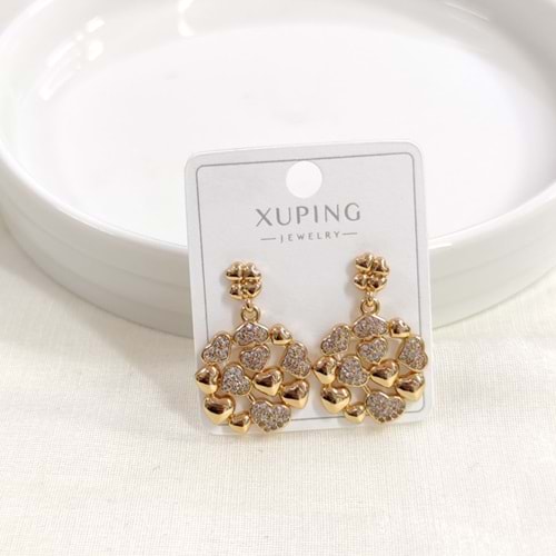XUPING 20 MM YONCA ÇİVİ KÜPE ROSE