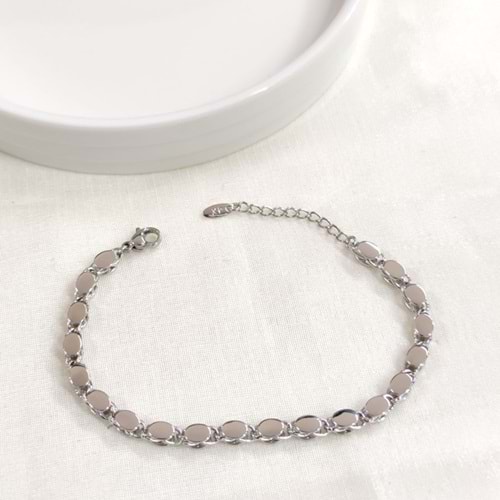 XUPING 5MM ARPA BİLEKLİK BEYAZ 17+3CM