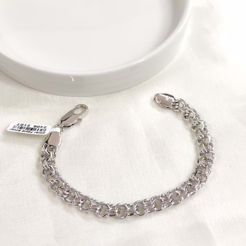 XUPING 8 MM HALKALI BİLEKLİK BEYAZ 20 CM