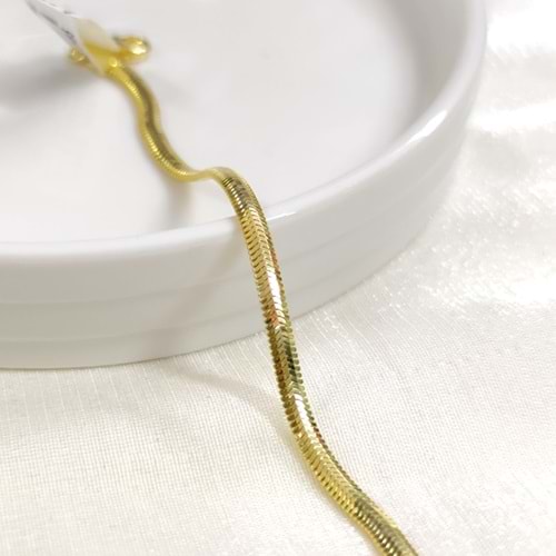 İTHAL 3,5 MM YASSI GÜMÜŞ BİLEKLİK