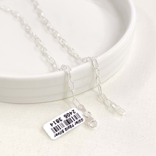 3,70 MM GÜMÜŞ ZİNCİR KOLYE 55 CM