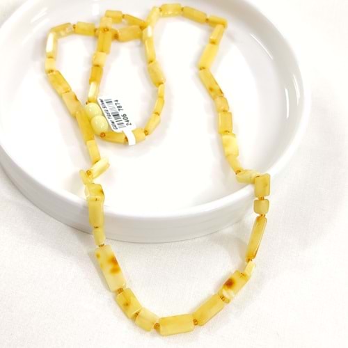 60 CM YETİŞKİN KEHRİBAR ORJİNAL DOĞAL TAŞ KOLYE