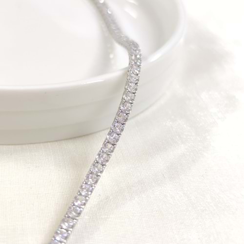 İTHAL 3,5 MM SU YOLU GÜMÜŞ BİLEKLİK 20 CM