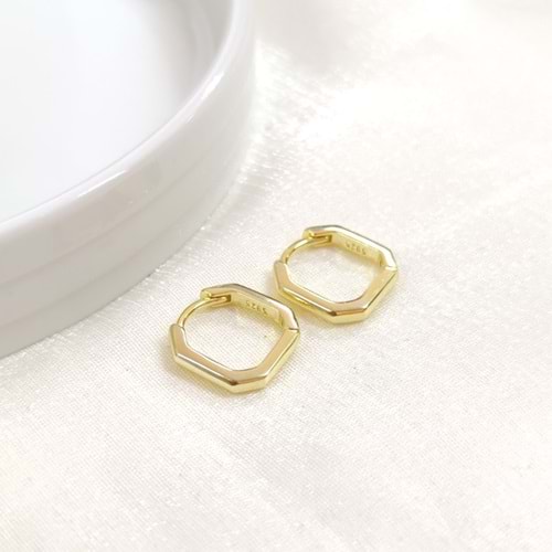 İTHAL 12 MM KÖŞELİ GÜMÜŞ HALKA KÜPE