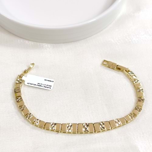 XUPING TAŞSIZ BİLEKLİK GOLD 17+2 CM