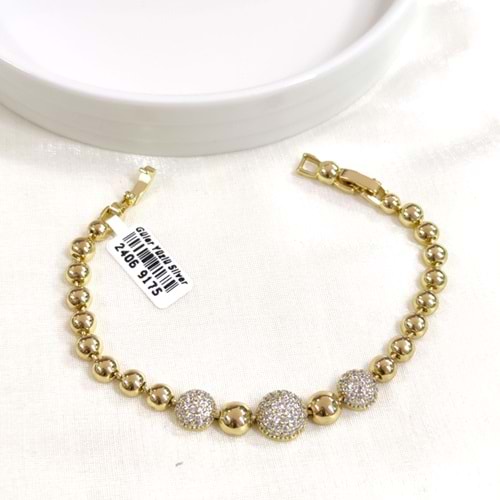 XUPING TOP TAŞLI BİLEKLİK GOLD 17+2 CM