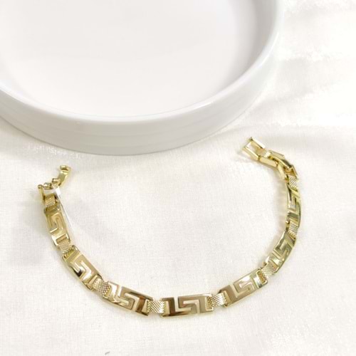 XUPING LABİ TAŞSIZ BİLEKLİK GOLD 17+2 CM