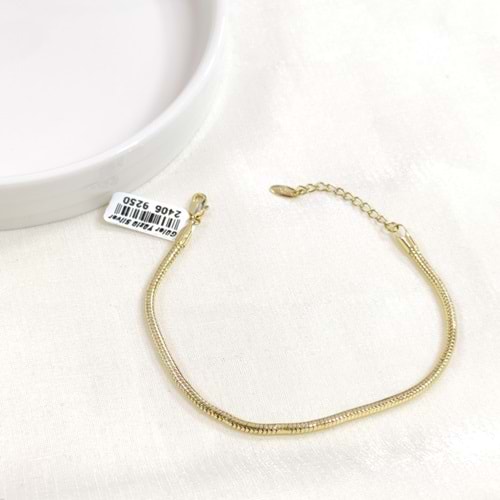XUPING 3 MM YILAN BİLEKLİK GOLD 18+3 CM