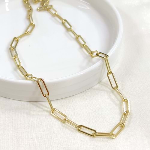 XUPING 5 MM ATAÇ ZİNCİR KOLYE 50 CM GOLD
