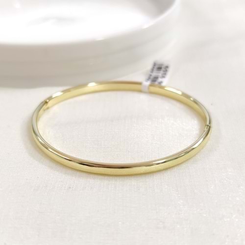 XUPING 6 CM DÜZ 4 MM KELEPÇE BİLEZİK GOLD