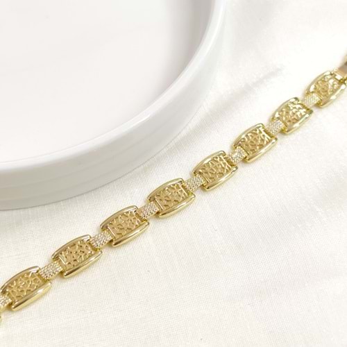XUPING TAŞSIZ BİLEKLİK GOLD 17+2 CM