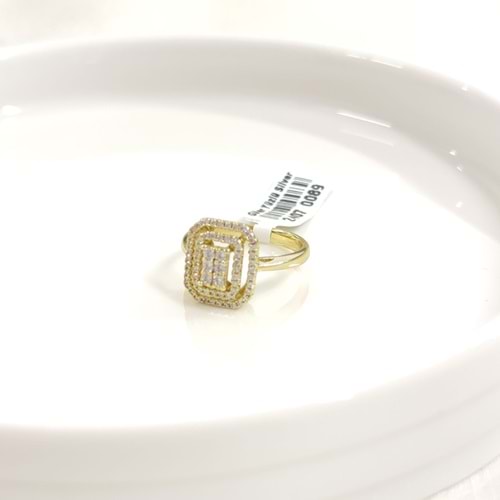 XUPING 12 MM BAGET YÜZÜK - ALTIN SARI - 18