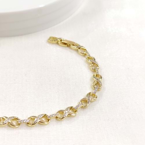 XUPING SONSUZLUK BİLEKLİK GOLD 17+2 CM