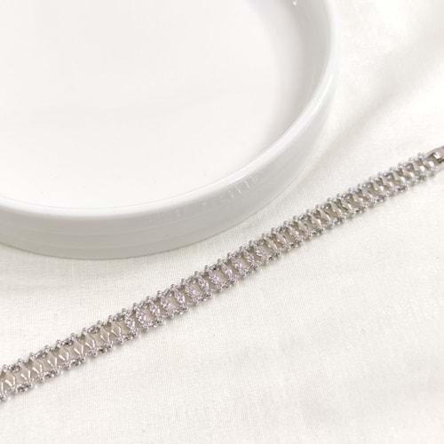 XUPING TAŞ DETAYLI BİLEKLİK GOLD 17+2 CM