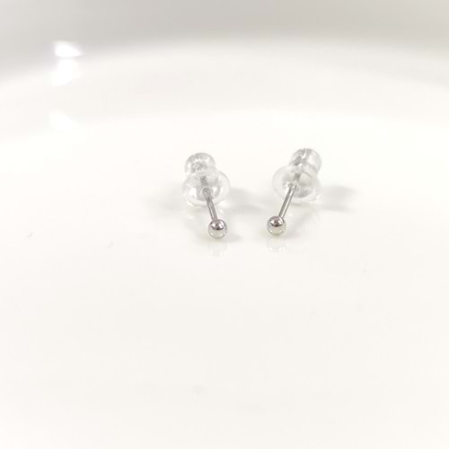 İTHAL 2 MM DÜZ TOP GÜMÜŞ ÇİVİ KÜPE