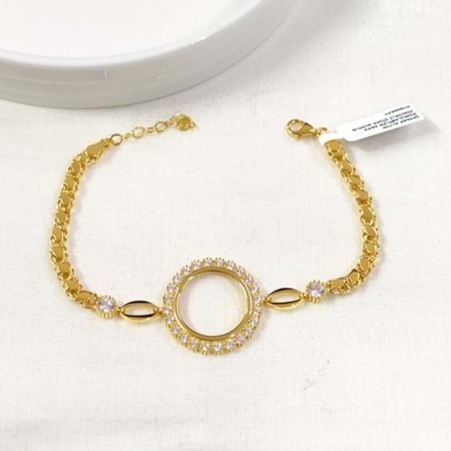 ÇEYREK ALTIN KONULABİLEN ARPA ZİNCİRLİ ÇİÇEK GÜMÜŞ BİLEKLİK