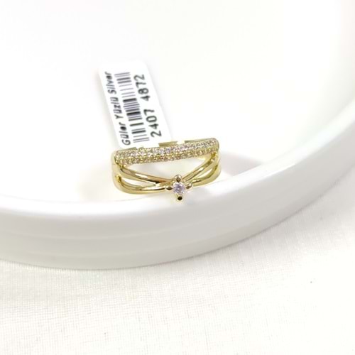 XUPING BİRLEŞİK TEKTAŞ ALYANS KOMBİN YÜZÜK GOLD - 16