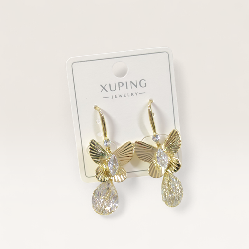 XUPING SALLANTILI KELEBEK KÜPE GOLD