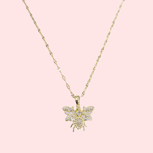 ÇELİK 17 MM ARI KOLYE GOLD 40+5 CM