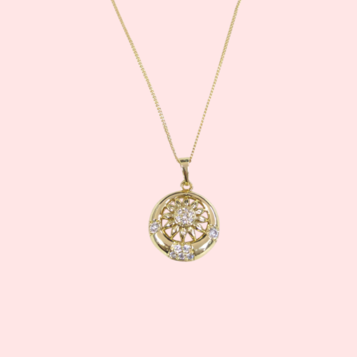 XUPING 18 MM GÜNEŞ KOLYE 45 CM GOLD