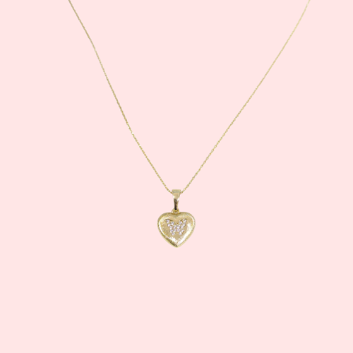 XUPING 12 MM KELEBEK KALP KOLYE 45 CM GOLD