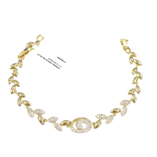 XUPING YAPRAK BİLEKLİK 17+2 CM GOLD