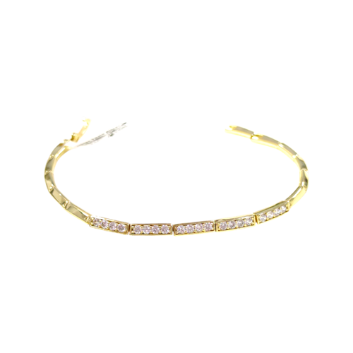 XUPING TAŞ DETAYLI BİLEKLİK 18 CM GOLD