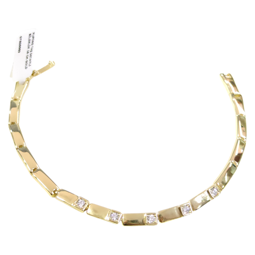 XUPING TAŞ DETAYLI BİLEKLİK 18 CM GOLD