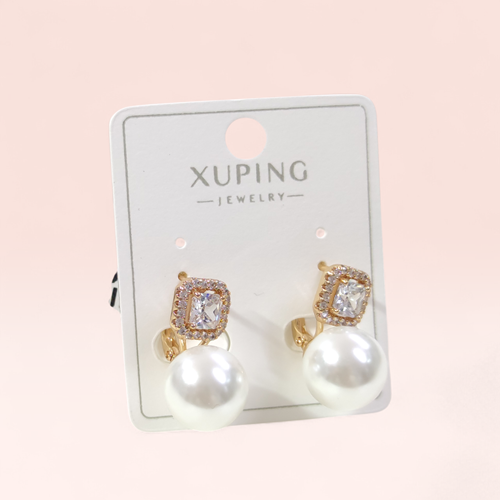 XUPING 12 MM İNCİ HALKA KÜPE ROSE